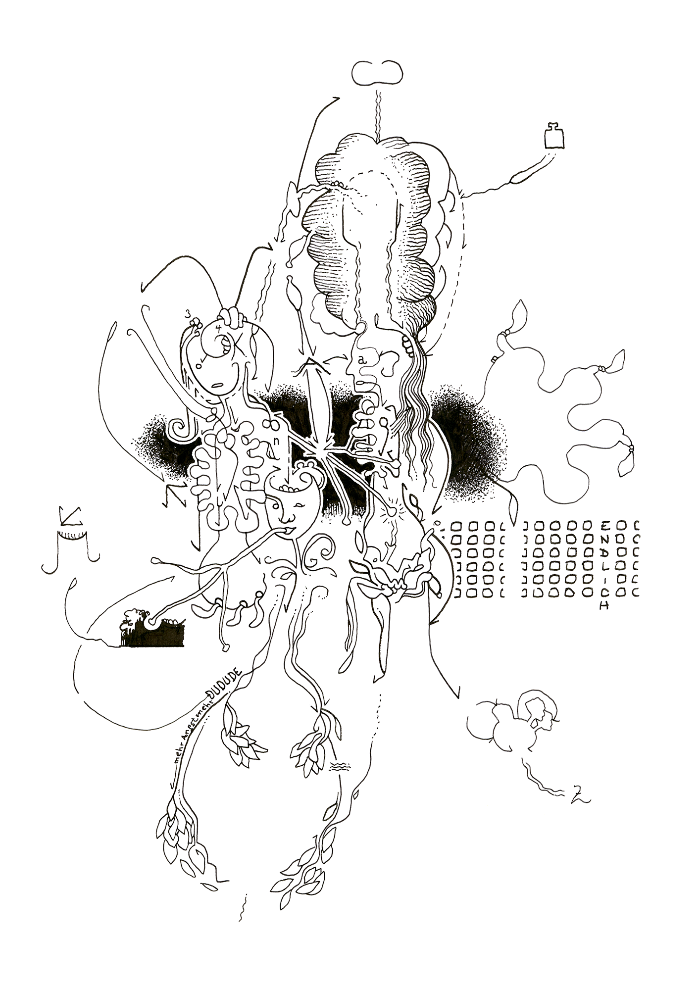 Hannes Kater –Tageszeichnung (Zeichnung/drawing) vom 12.12.2024 (1414 x 2000 Pixel)