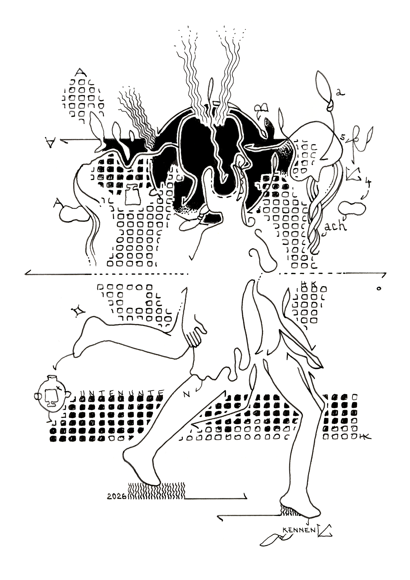 Hannes Kater  Tageszeichnung (Zeichnung/drawing) vom 07.01.2026 (1414 x 2000 Pixel)