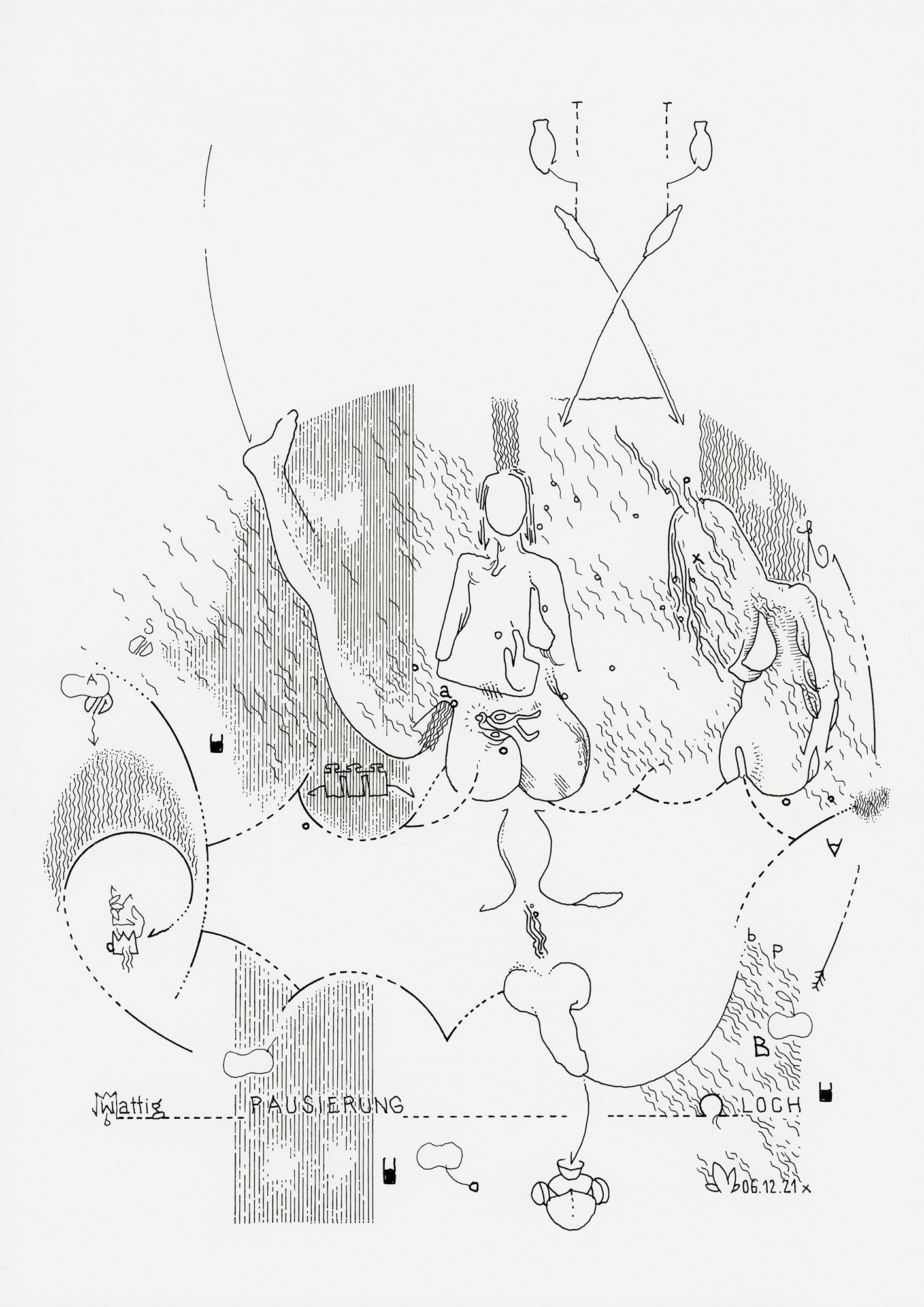 Hannes Kater: Tageszeichnung (Zeichnung/drawing) vom 06.12.2021 (1414 x 2000 Pixel)