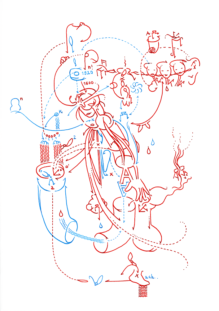 Hannes Kater: Tageszeichnung aus dem Jahr 2015