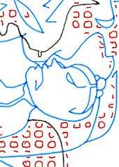 Hannes Kater  Detail einer Zeichnung, Februar 2026