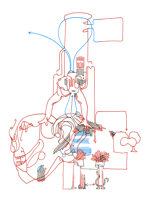 Hannes Kater - drawing from 04/11/2008