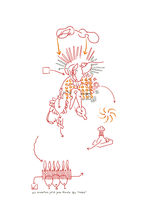 Hannes Kater - drawing from 08/17/2004