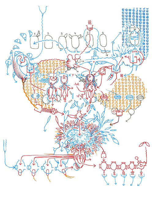 Hannes Kater - drawing from 03/18/2004