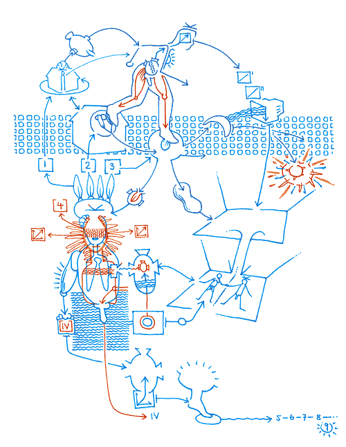 Hannes Kater - drawing from 04/18/2004