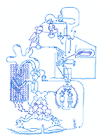 Hannes Kater: Auftragszeichnung Letter Nr. 23_1 - 151x195 Pixel